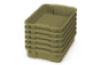 Small plastic containers - eco light green- 06