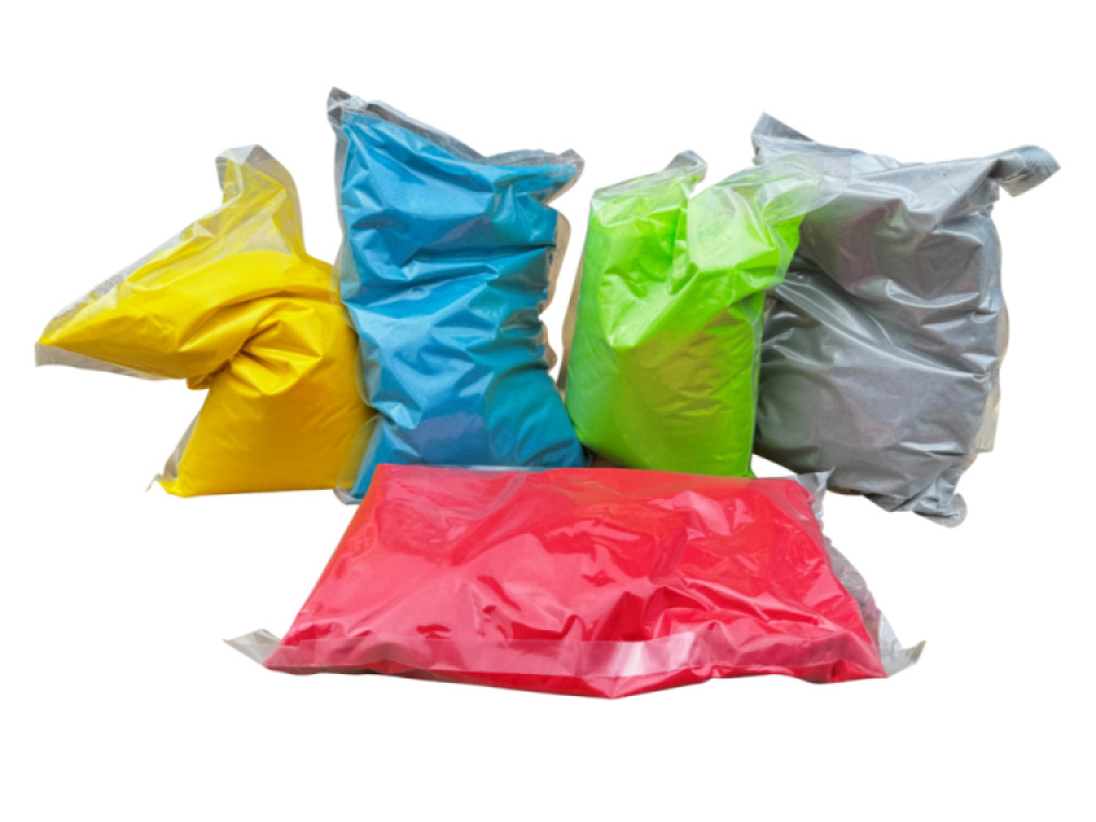 5 packs of Sand – a variety of colours provided
