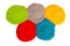 5 packs of Sand – a variety of colours provided
