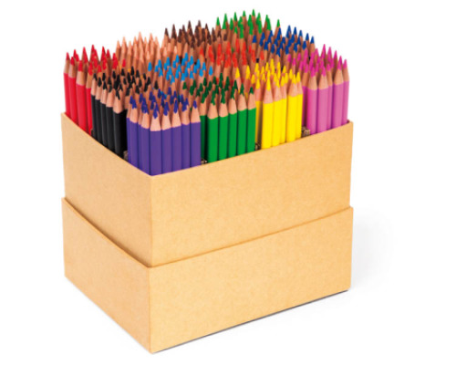 Class pack crayons in cardboard box Long Regular 300 pcs