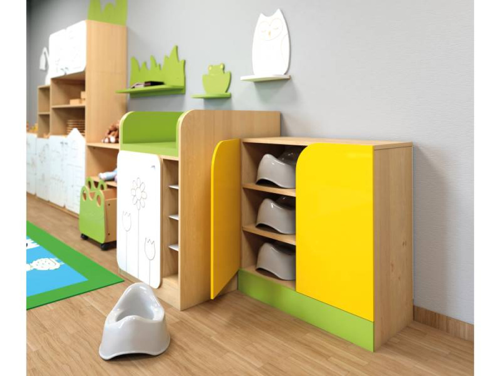 Cabinet for pots