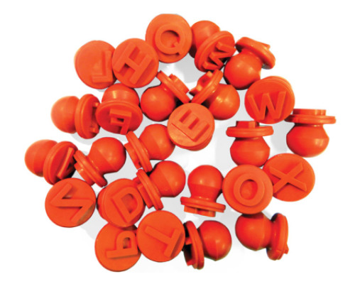 Stamps Easy-grip letter stamps