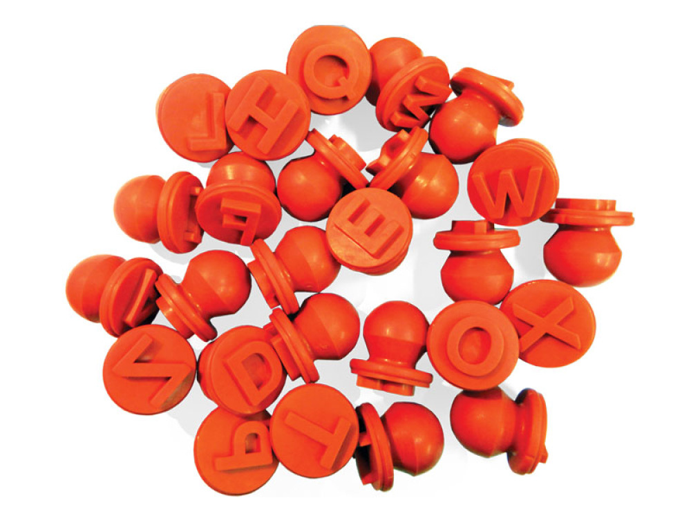 Stamps Easy-grip letter stamps