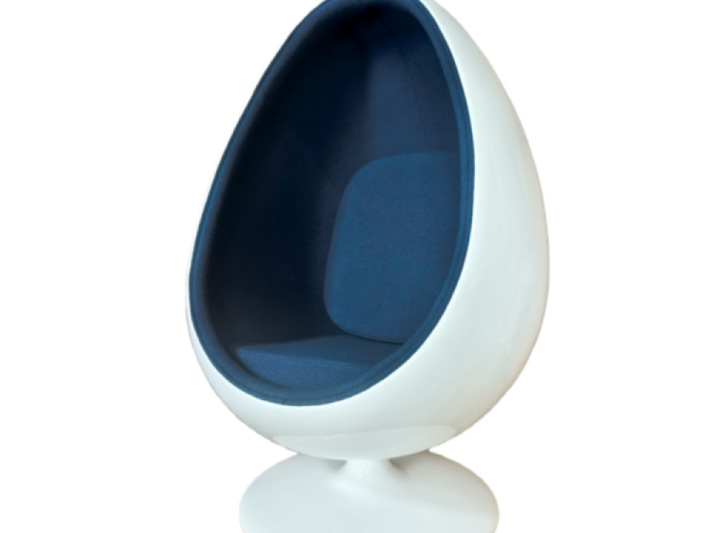 Retro Egg Chair 136cm – Blue