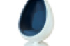 Retro Egg Chair 136cm – Blue