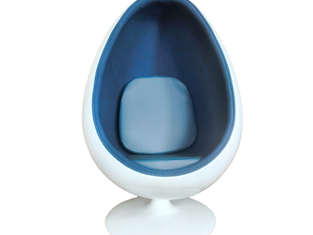 Retro Egg Chair 136cm – Blue