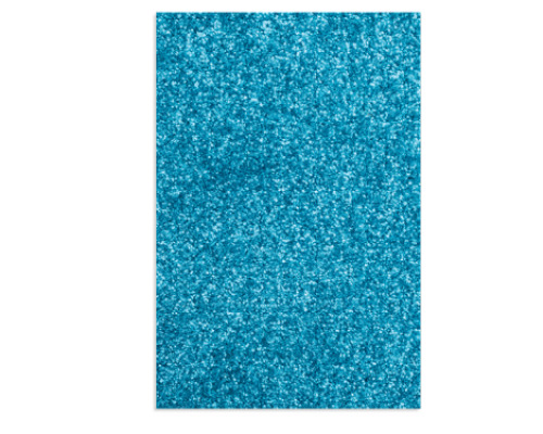 Carpet blue heat set frise 3x4