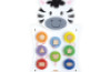 Zebra manipulative wall panel