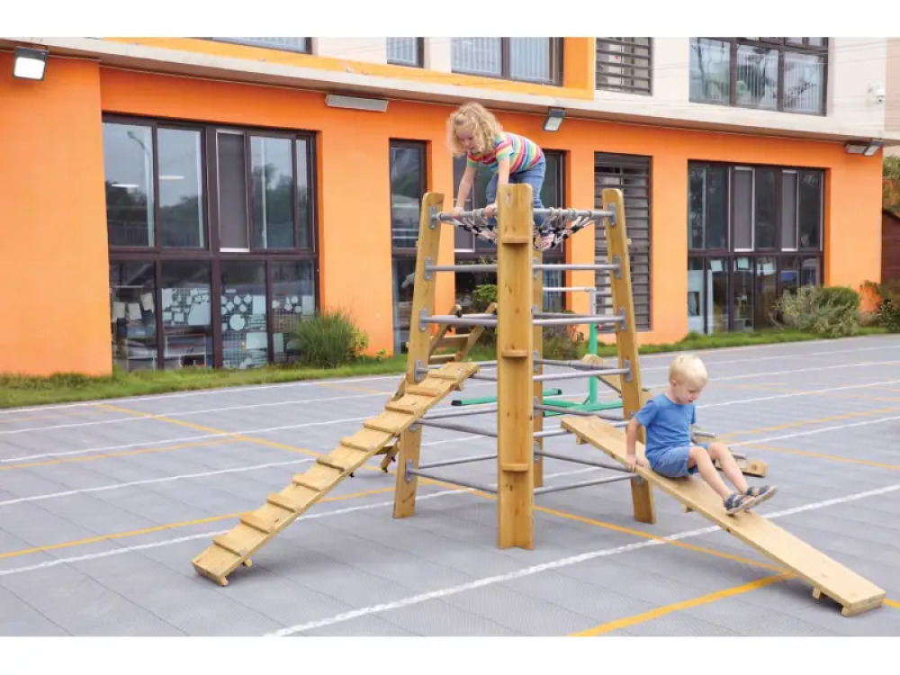 Wooden slide