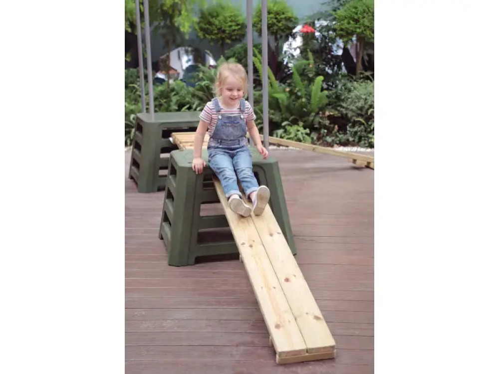 Wooden slide