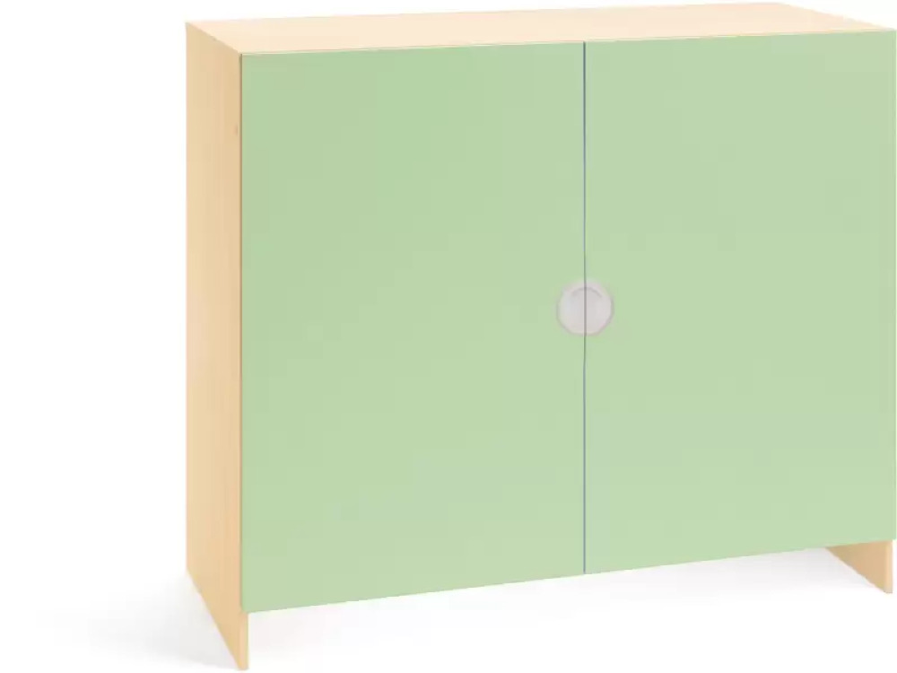 Cubo collection. Doors for bedding cabinet - sage