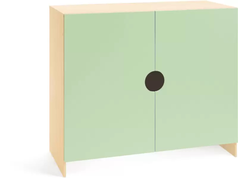 Cubo collection. Doors for bedding cabinet - sage