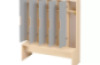 Doors with handle for cloakroom Vita 5 - Grey