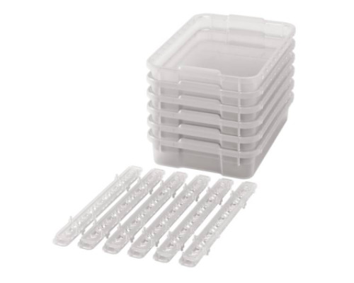 Small plastic containers with runners - Transparent - 06