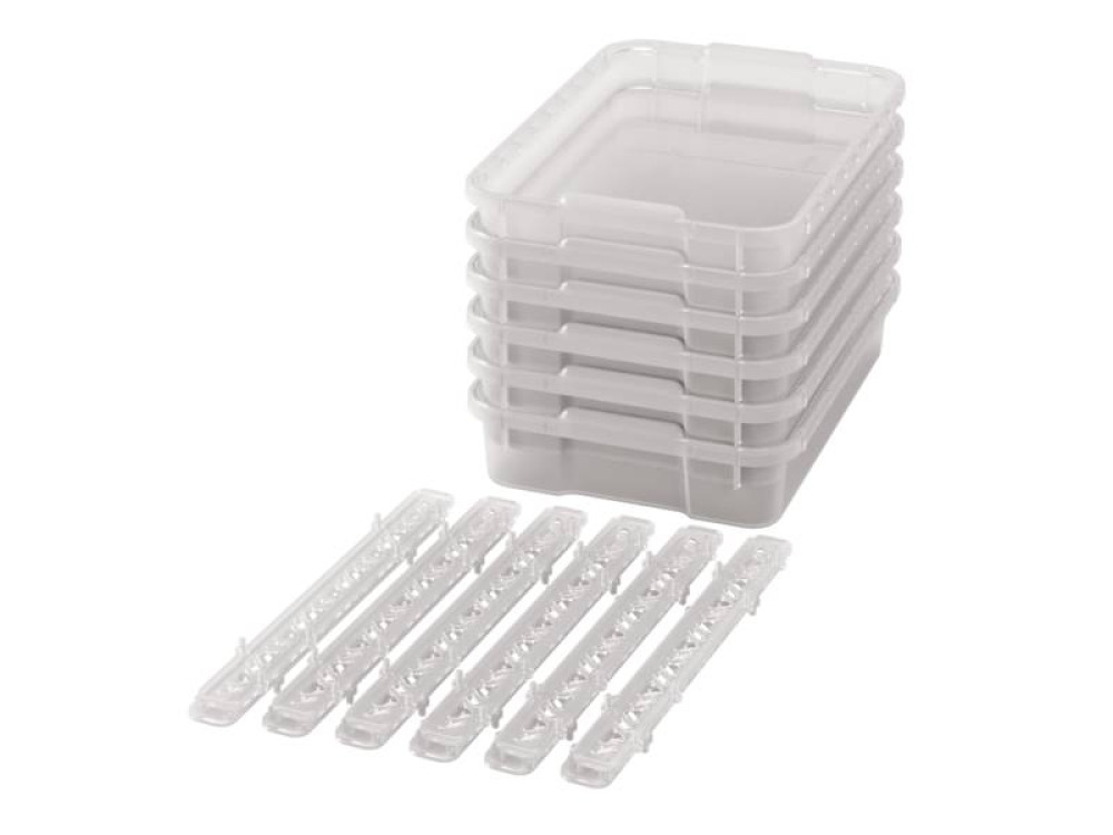 Small plastic containers with runners - Transparent - 06