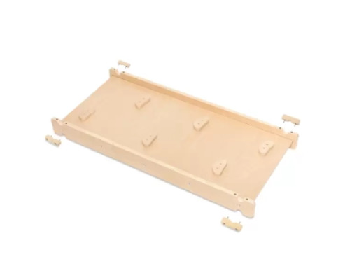 Climbing platform. Wooden gymnastics equipment