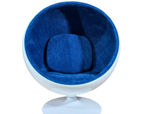 Retro Ball Chair – Blue