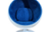 Retro Ball Chair – Blue