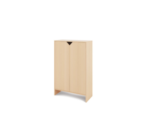 Storage Unit XL with shelves + doors - Beech