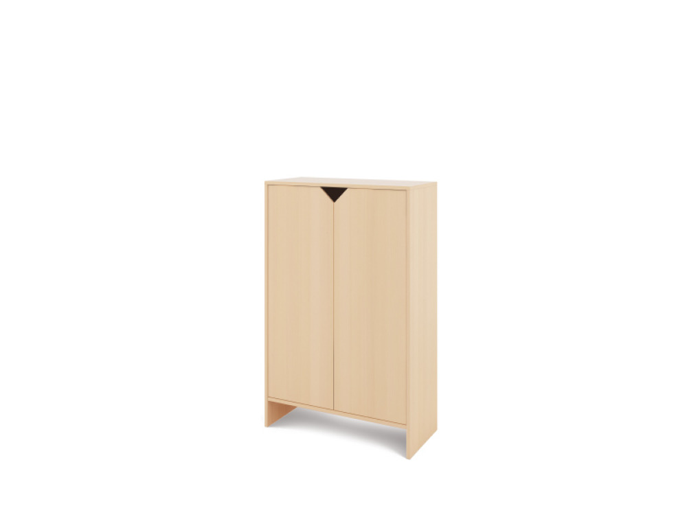 Storage Unit XL with shelves + doors - Beech