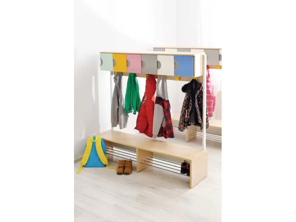 3 doors for Cubo cloakroom unit (white)