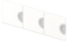 3 doors for Cubo cloakroom unit (white)